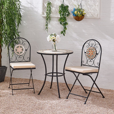 3 piece tall outdoor deals bistro set