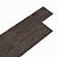 Livingandhome Set of 36 Brown PVC Wooden Self Adhesive Laminate Flooring Planks for Home Decor, 5m² Pack