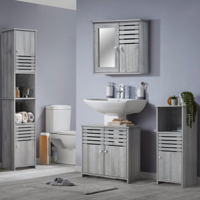 Free Standing Acrylic Lucite Bathroom Furniture Cabinet