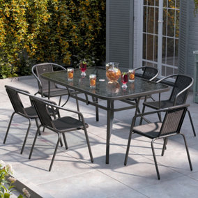 6 seater patio online set b and q