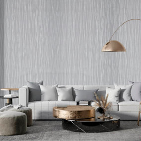 Grey Wallpaper | Wallpaper & wall coverings | B&Q