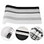 Livingandhome Simple Black White Grey Striped Non Woven Patterned Wallpaper