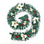 Livingandhome Spruce Artificial Greenery Christmas Garland with LED Lights 270cm