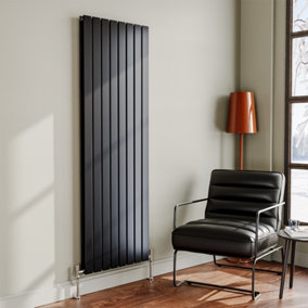 Livingandhome Vertical Designer Double Panel Radiator,  W 608 mm x H 1800 mm