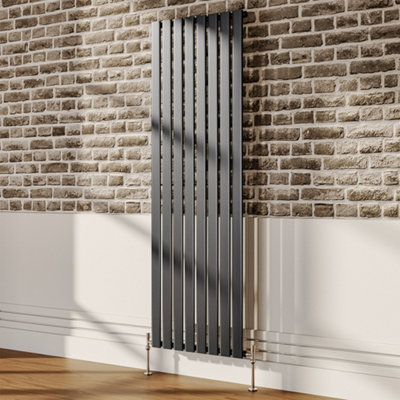 Livingandhome Vertical Designer Single Panel Radiator W 608 mm x  H 1800 mm
