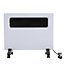 Livingandhome Wall Mounted or Freestanding Electric Convection Room Heater 1000W