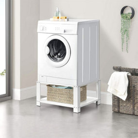 Livingandhome Washing Machine Base with Shelf W 625 x D 540 x H 315 mm