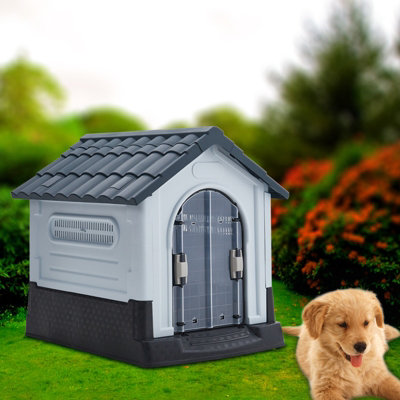 Plastic clearance pet kennel