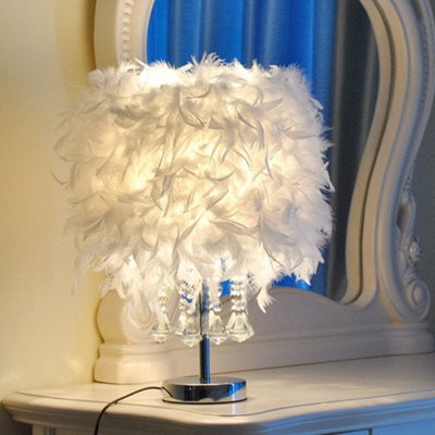 Feather lamp deals b&q