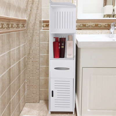 Small bathroom deals storage floor cabinet