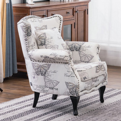 Butterfly best sale wingback chair