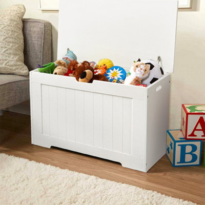 White store toy organizer