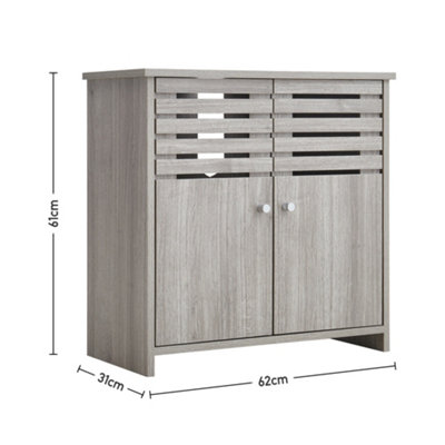 Livingandhome Wooden Freestanding Under Sink Storage Cabinet W 620