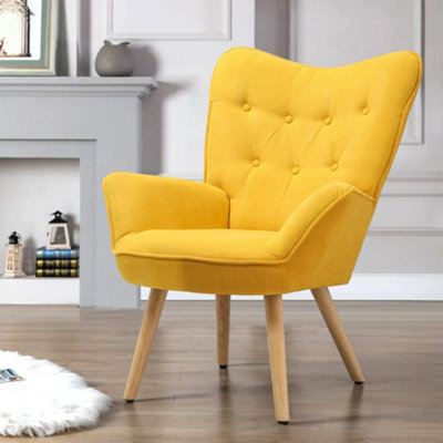 Mustard best sale color armchair