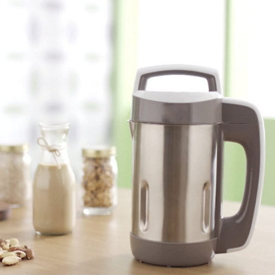 Electric Soy Bean Milk and Soup Maker Machine -Automatic Soya Almond Nut  Blender