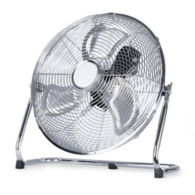 LIVIVO 14" 120W Chrome Floor fan Price Comparisons | Compare The Build
