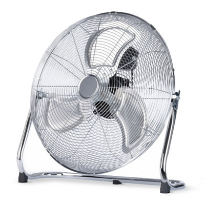 LIVIVO 20" 120W Chrome Floor fan Price Comparisons | Compare The Build