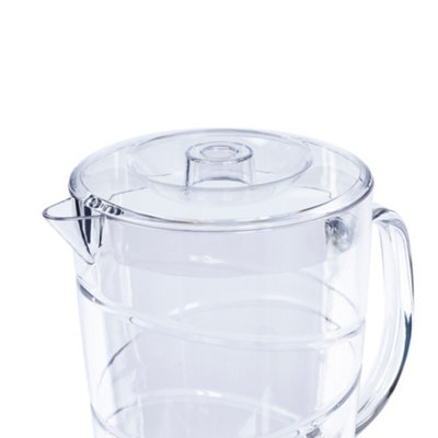 LIVIVO 2L Clear Plastic Pitcher Jug