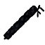 LIVIVO 2L Long Hot Water Bottle with Elegant Lattice Weave Design - Sleek Black