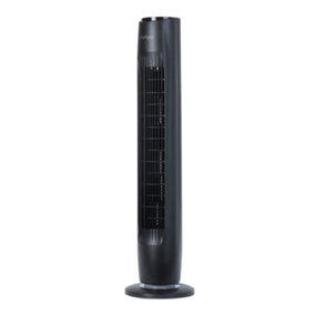 LIVIVO 32" Tower Fan with Timer and Remote Control, Room Fans - Black