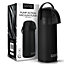 LIVIVO 3L Stainless Steel Thermal Flask - Hot & Cold Drinks, Double Walled Vacuum Insulated Airport & Coffee Flask w/ Pump Action