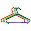 LIVIVO 40 Kids Plastic Hangers - Colourful Space Saving, Durable & Slim for your Wardrobe Storage, Baby Nursery & Clothing Rail