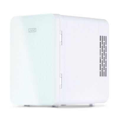 LIVIVO 4L Portable Mini Fridge AC+DC Power Small Electric Cooler for