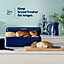 LIVIVO 4Pcs Taurus Kitchen Set - Includes Storage Lids Tins Canister Tea Coffee Sugar & Bread Bin
