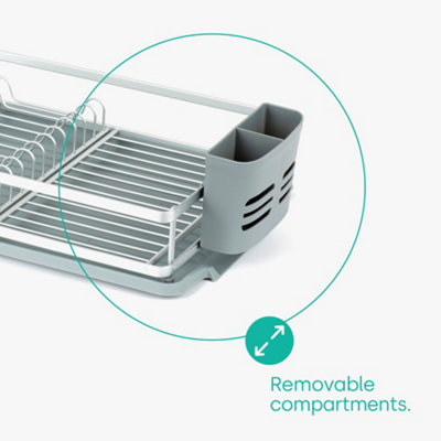 Dish Drainer Blanco Draining Board LIVIVO Aluminum Dish Drainer