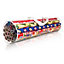 LIVIVO Christmas Wrapping Paper Storage Bag - Cylinder Xmas Gift Wrap Clear Organiser,