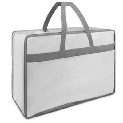 LIVIVO Clear Clothes Storage Bag Organiser HeavyDuty Vinyl Bag for