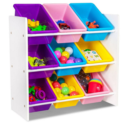 Daycare deals toy shelves