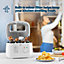 LIVIVO Deep Fat Fryer with Adjustable Temperature, 2.5 Litre Capacity