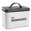 LIVIVO Dishwasher Tablet Storage Box - Modern Compact Container, Durable & Rust Resistant Washing Detergent Organiser