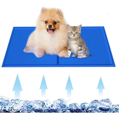 LIVIVO Dog Cooling Gel Pillow Mat Pet Cooling Pad Non Toxic Gel