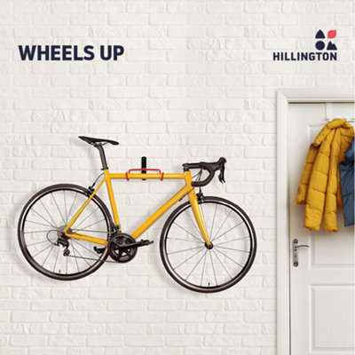 Wall mounted bike store stand