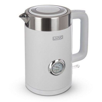 LIVIVO Electric Kettle Fast Boil Jug 3000W 1.7L BPA Free 360