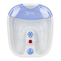 LIVIVO Electric Vibrating Foot Massager & Spa with Heat Bubble Vibration and Temperature Control, 3 in 1 Feet Pedicure