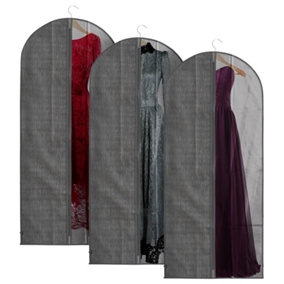 LIVIVO Garment Bags - Dress Bags Clear Plastic Breathable Dust Bags Cover for Clothes Covers Storage Hanging - 137 x 60cm