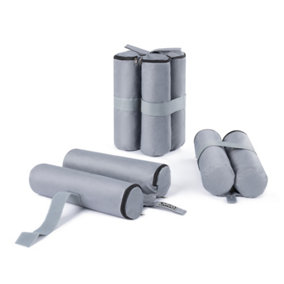 LIVIVO Gazebo Sand Bags in Grey - Set Of 4