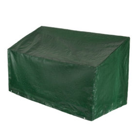 LIVIVO Heavy Duty Outdoor Garden 3 Seater Bench Cover - Waterproof and All Season Protection