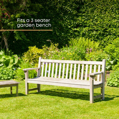 LIVIVO Heavy duty Waterproof 3-Seater Garden Bench Cover - Green