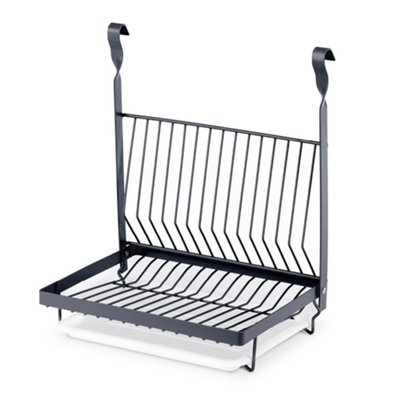 LIVIVO Kitchen Dish Drainer - Large Capacity Aluminum Rack with Drip ...