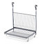 LIVIVO Kitchen Dish Drainer - Large Capacity Aluminum Rack with Drip Tray, Removable Sink Draining Board, Bowl & Cup Holder