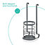 LIVIVO Kitchen Utensil Holder - Metal Wire Utensil Storage Basket, Practical Organiser for Wooden Spoons & Spatulas - Grey