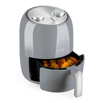 LIVIVO Large Capacity 2L Air Fryer - Grey