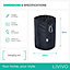 LIVIVO Large Heavy Duty Clothes Pegs Storage Bag - Laundry Pin Clips with a Hook