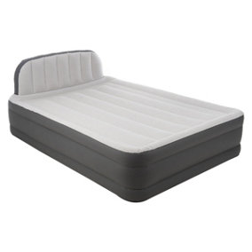 LIVIVO Luxury Inflatable Mattress with a Built in Electric Pump - Guest Airbed with Soft Flocked Surface for Home & Camping