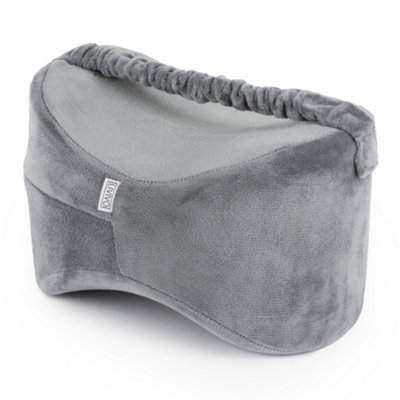 LIVIVO Memory Foam Orthopedic Contour Leg Pillow Grey