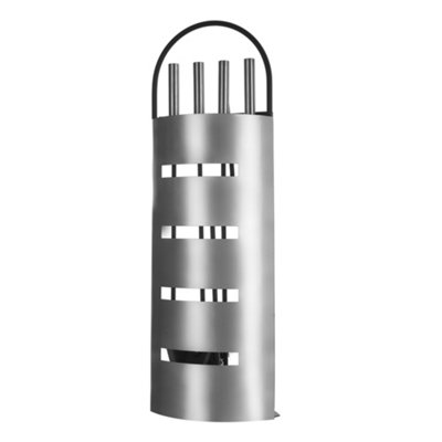 LIVIVO Modern Fireplace Companion Set - 5 Piece Tool Set with Shovel ...